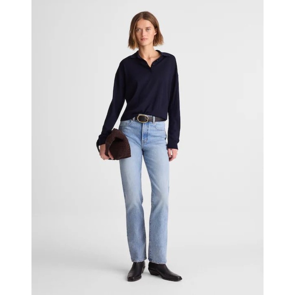 Madewell Petite Longline Straight Jean 25P 2 Petite High Rise NY543‎ NEW